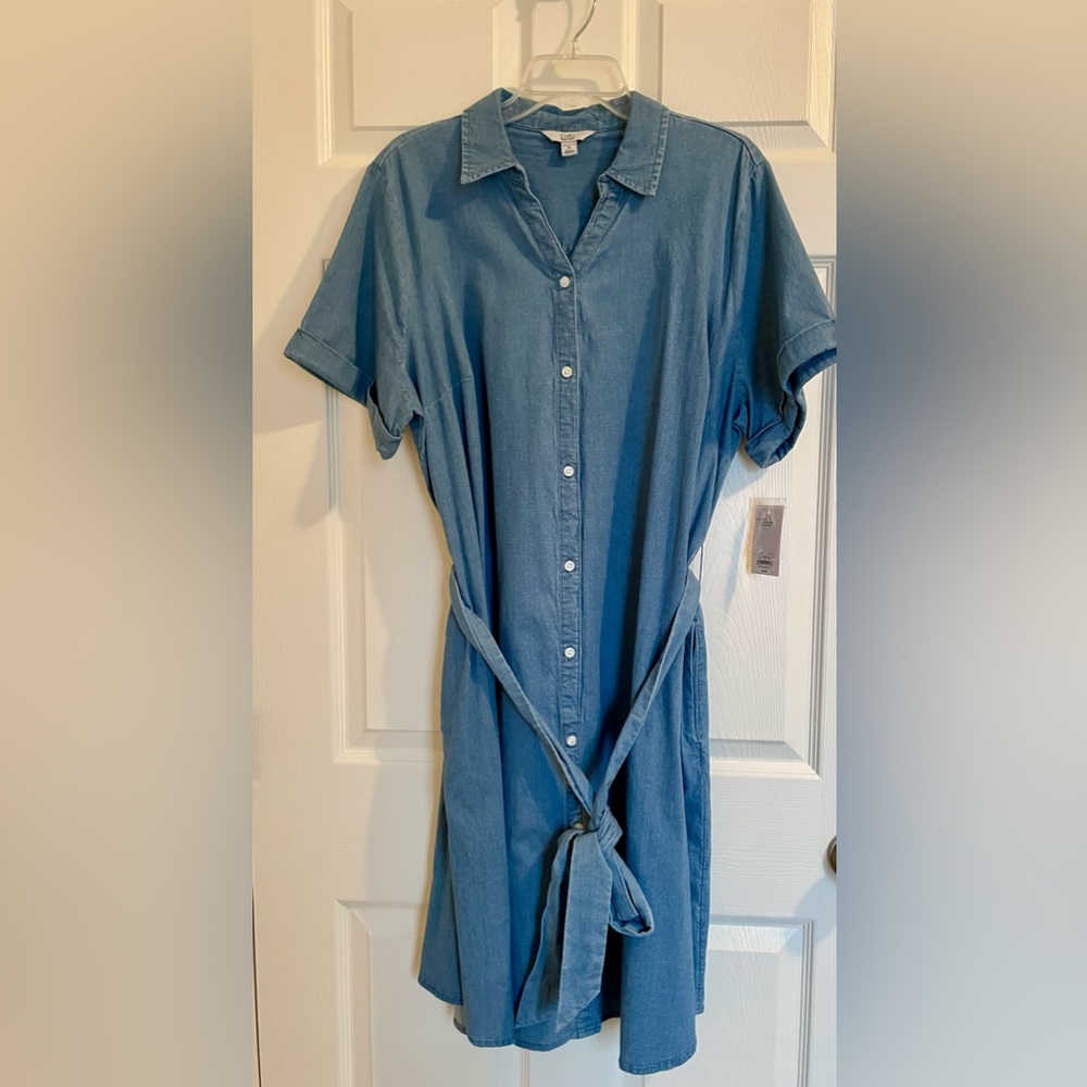 Women’s soft denim dress - Picture 3 of 12